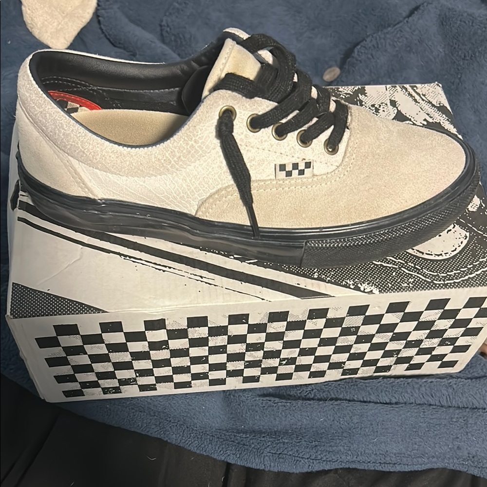 Vans Off The Wall Breana Geering ( Marshmellow) ultra Rare shoe of Sk8 history